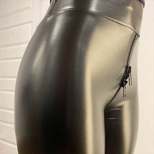 Heidi-Mode | Matte hose mit Reißverschluss hinten