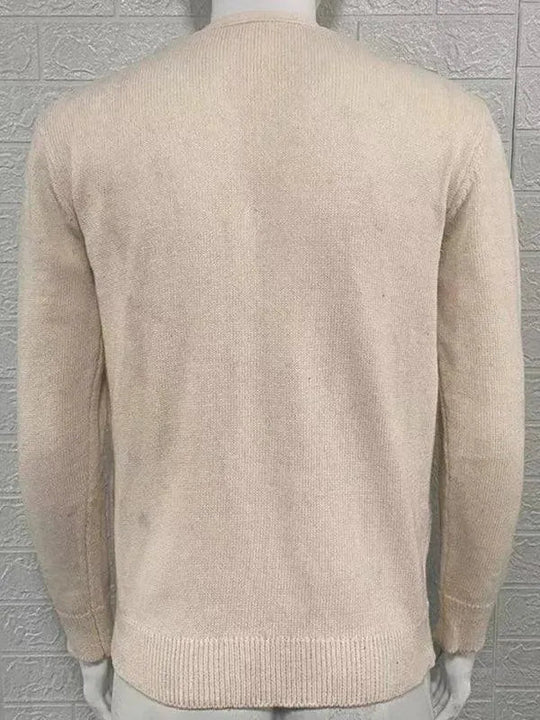 Heidi-Mode | Ausschnitt Herren Strickjacke Pullover