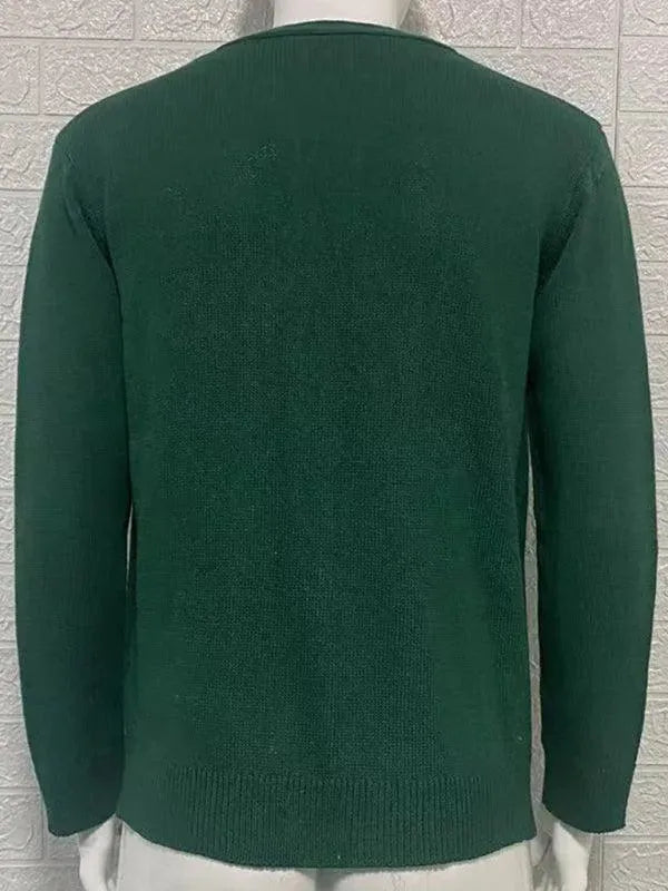 Heidi-Mode | Ausschnitt Herren Strickjacke Pullover