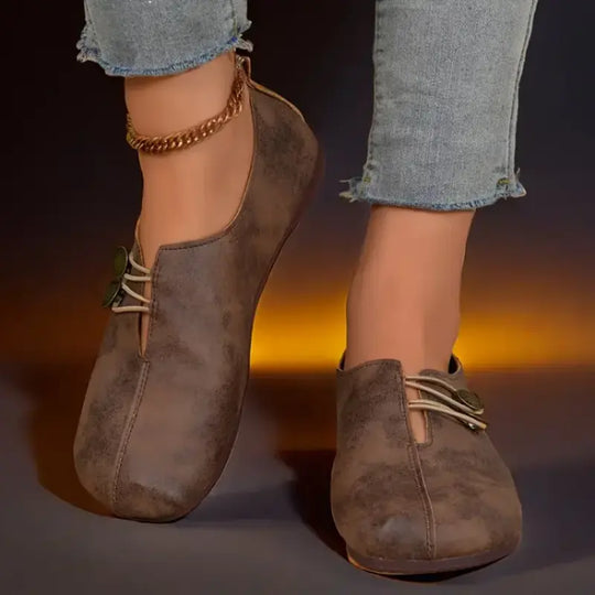 Heidi-Mode | Elegante Ergonomische Flachschuhe mit Weicher Sohle