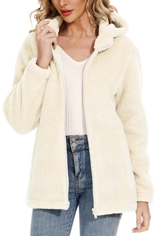 Heidi-Mode | Sweat À Capuche Confortable En Fourrure Pour Femmes