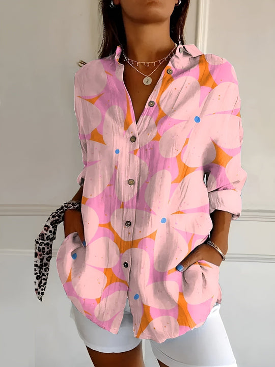 Heidi-Mode | Blumen Breeze Button Up Hemd
