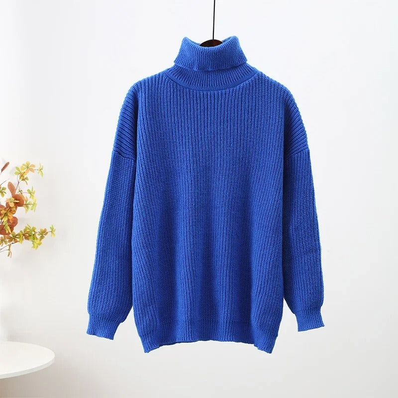 Heidi-Mode | Strick Woll Rollkragenpullover Für Damen