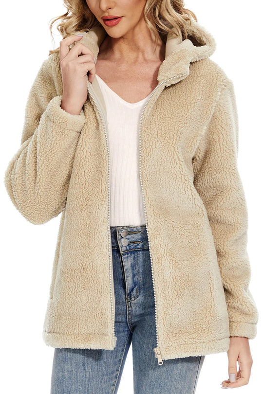 Heidi-Mode | Sweat À Capuche Confortable En Fourrure Pour Femmes