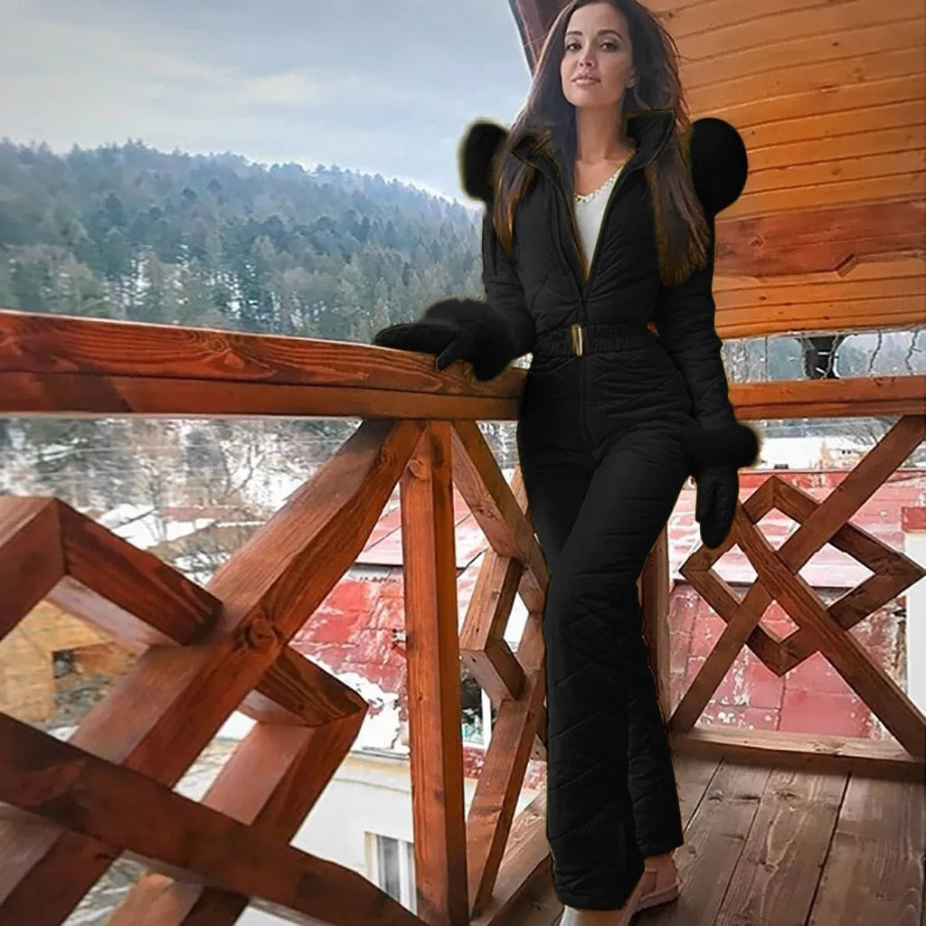 Heidi-Mode | Snowboard-Fashion Outdoor Skianzug mit Reißverschluss