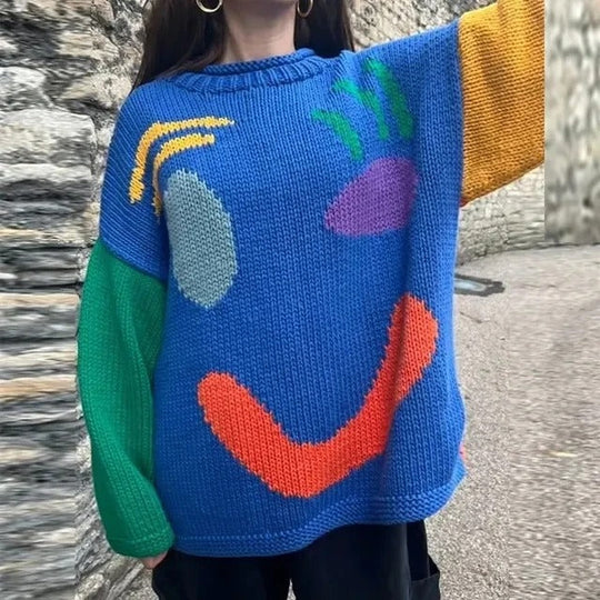 Heidi-Mode | Oversized-Strickpullover für Damen