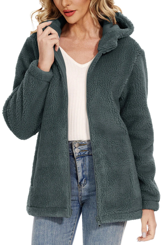 Heidi-Mode | Sweat À Capuche Confortable En Fourrure Pour Femmes