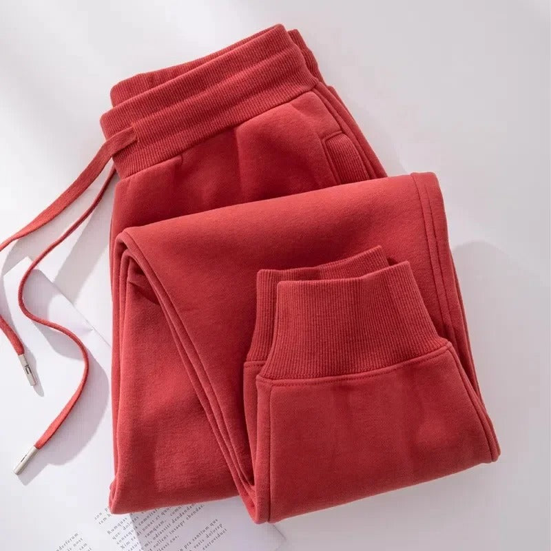 Heidi-Mode | Lange Damenhose Mit Elastischem Bund Und Fleece-Futter