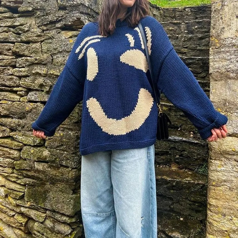 Heidi-Mode | Oversized-Strickpullover für Damen