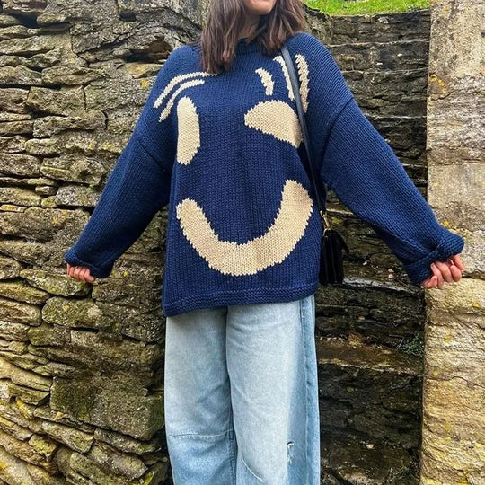 Heidi-Mode | Oversized-Strickpullover für Damen
