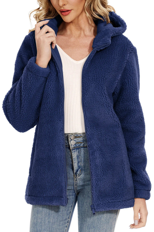 Heidi-Mode | Sweat À Capuche Confortable En Fourrure Pour Femmes