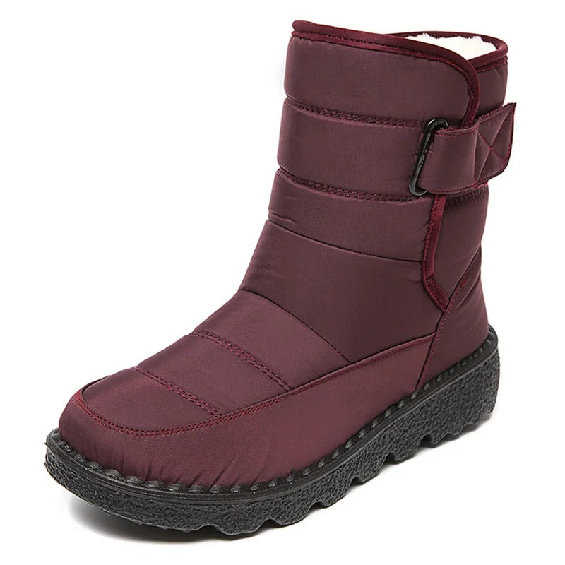 Heidi-Mode | Damen Wasserdicht Rutschfest Warm Knöchel Schnee Stiefel