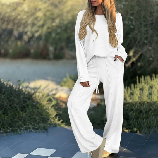 Heidi-Mode | Kleid mit langen Ärmeln und weitem Hosen für Damen