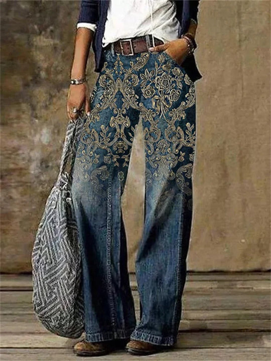 Heidi-Mode | Hochwertige Baumwoll-Twill-Denim-Hose