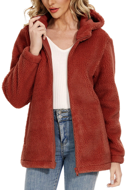 Heidi-Mode | Sweat À Capuche Confortable En Fourrure Pour Femmes