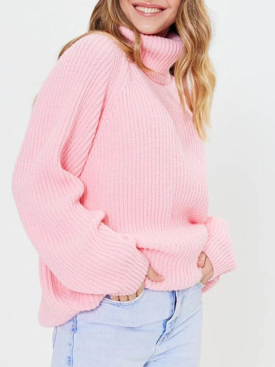 Heidi-Mode | Strick Woll Rollkragenpullover Für Damen