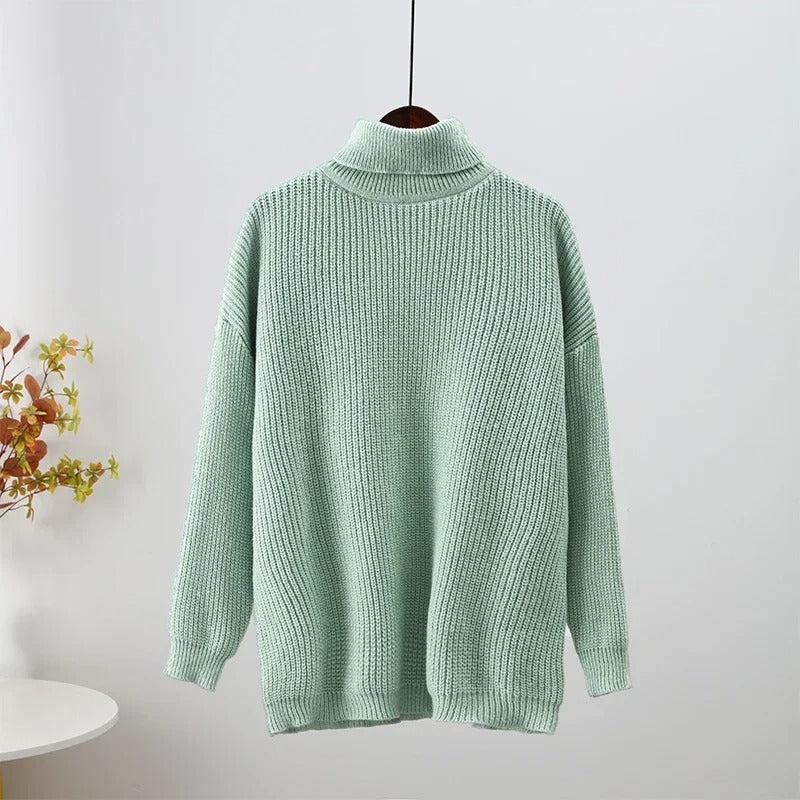 Heidi-Mode | Strick Woll Rollkragenpullover Für Damen