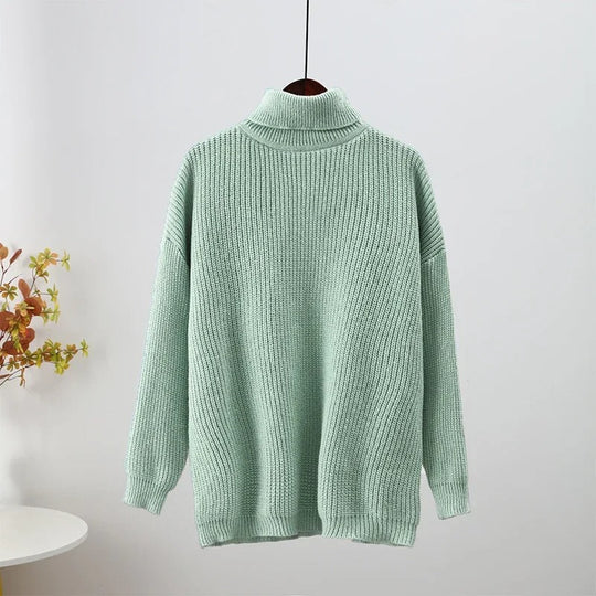 Heidi-Mode | Strick Woll Rollkragenpullover Für Damen