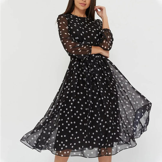 Heidi - Polka Dot Kleid für Frauen