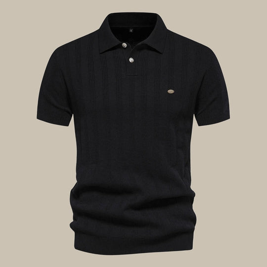 Heidi-Mode | Stilvolle Merino Poloshirt mit Kurzem Arm