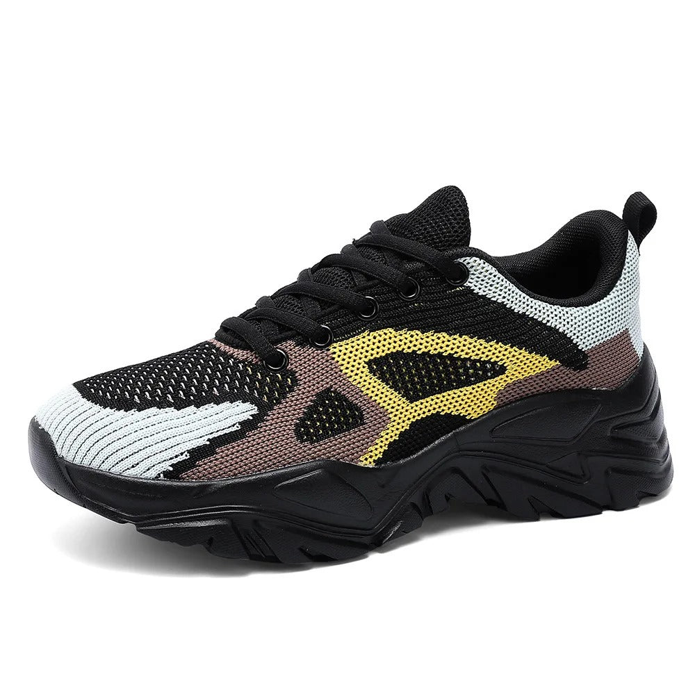 Heidi-Mode | Atmungsaktive Mesh Plateau Sneakers