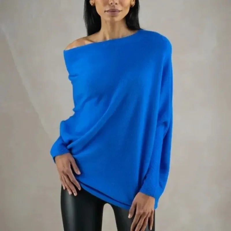 Heidi-Mode | Elegante Off-Shoulder Pullover Damen