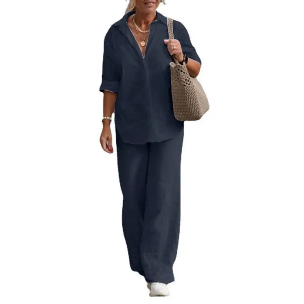 Heidi-Mode | Lässiges Baumwoll-Set Für Damen
