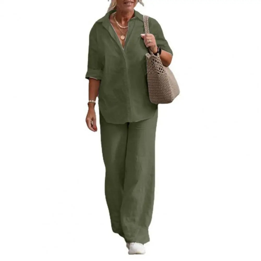 Heidi-Mode | Lässiges Baumwoll-Set Für Damen