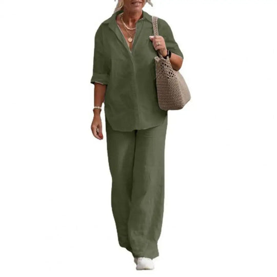 Heidi-Mode | Lässiges Baumwoll-Set Für Damen