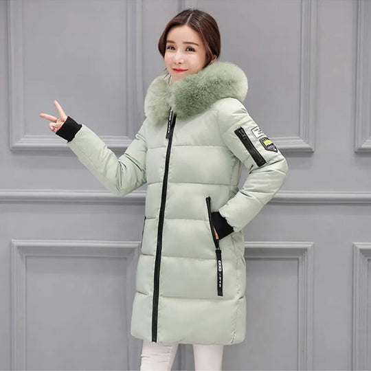 Heidi-Mode | Damen Parkas Mittellang mit Kapuze