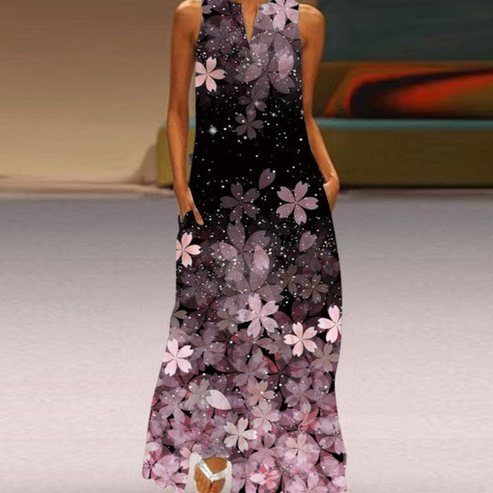 Heidi-Mode | Blumiges Sommer Maxikleid