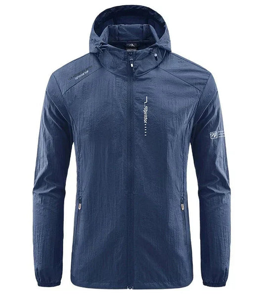 Heidi-Mode | Ultraleichte Wind und Sonnensichere Kapuzen Sommerjacke Herren