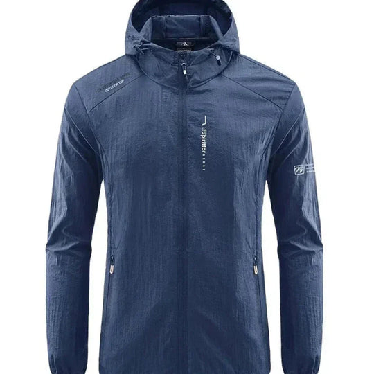 Heidi-Mode | Ultraleichte, Wind- und Sonnensichere Sommerjacke mit Kapuze für Herren