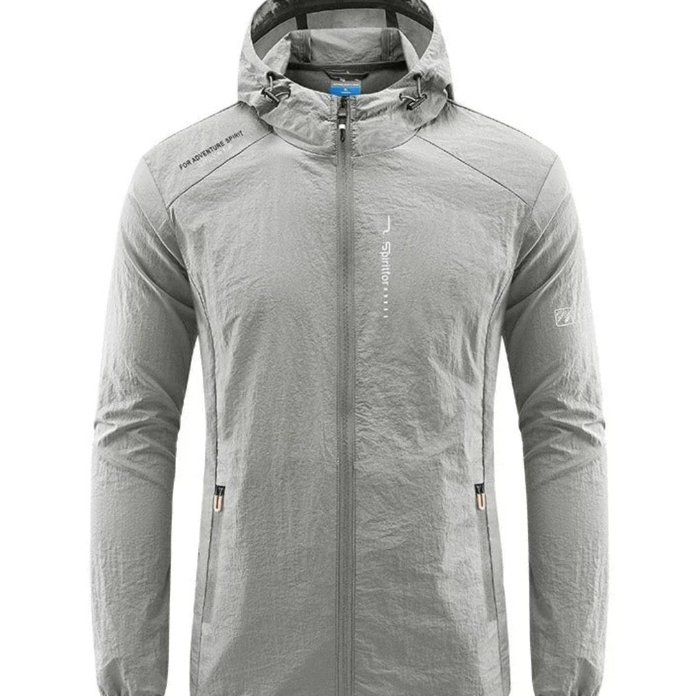 Heidi-Mode | Ultraleichte, Wind- und Sonnensichere Sommerjacke mit Kapuze für Herren