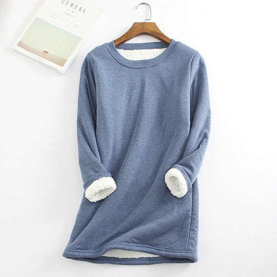 Bequemer Pullover mit Fleece