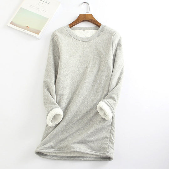 Bequemer Pullover mit Fleece