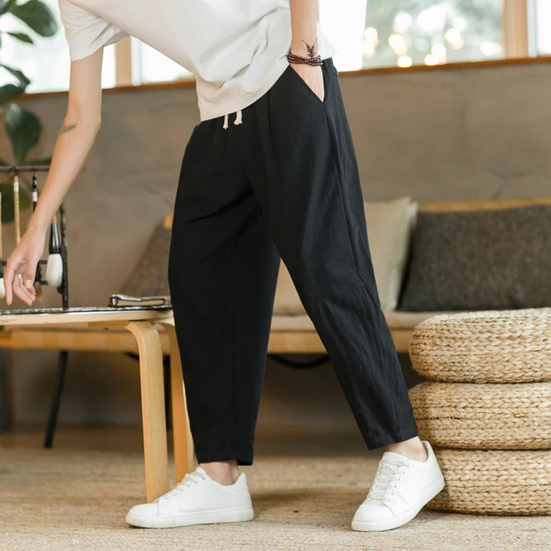 JAKOB |  SOMMERHOSE AUS LEINEN