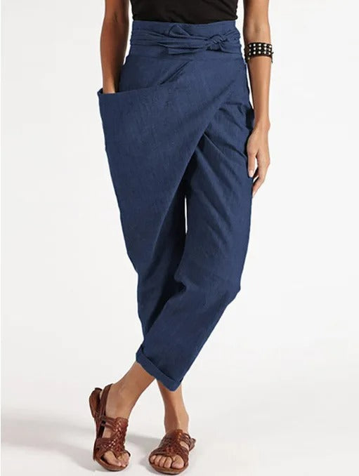 Mode Casual Asymmetrische Hose