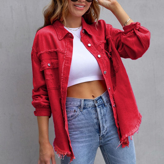 Heidi-Mode | Moderne Damen Denim Bluse