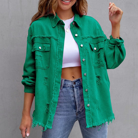 Heidi-Mode | Moderne Damen Denim Bluse