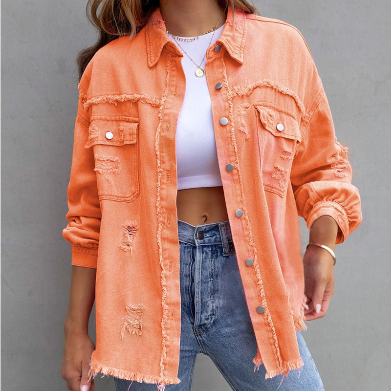 Heidi-Mode | Moderne Damen Denim Bluse