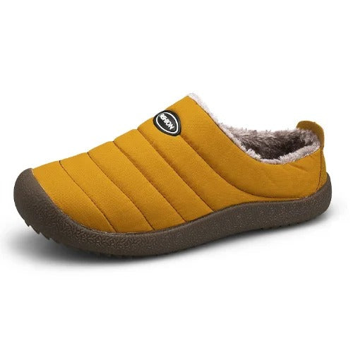 Heidi-Mode Bequeme warme Fleece-Halbschuhe für Herren