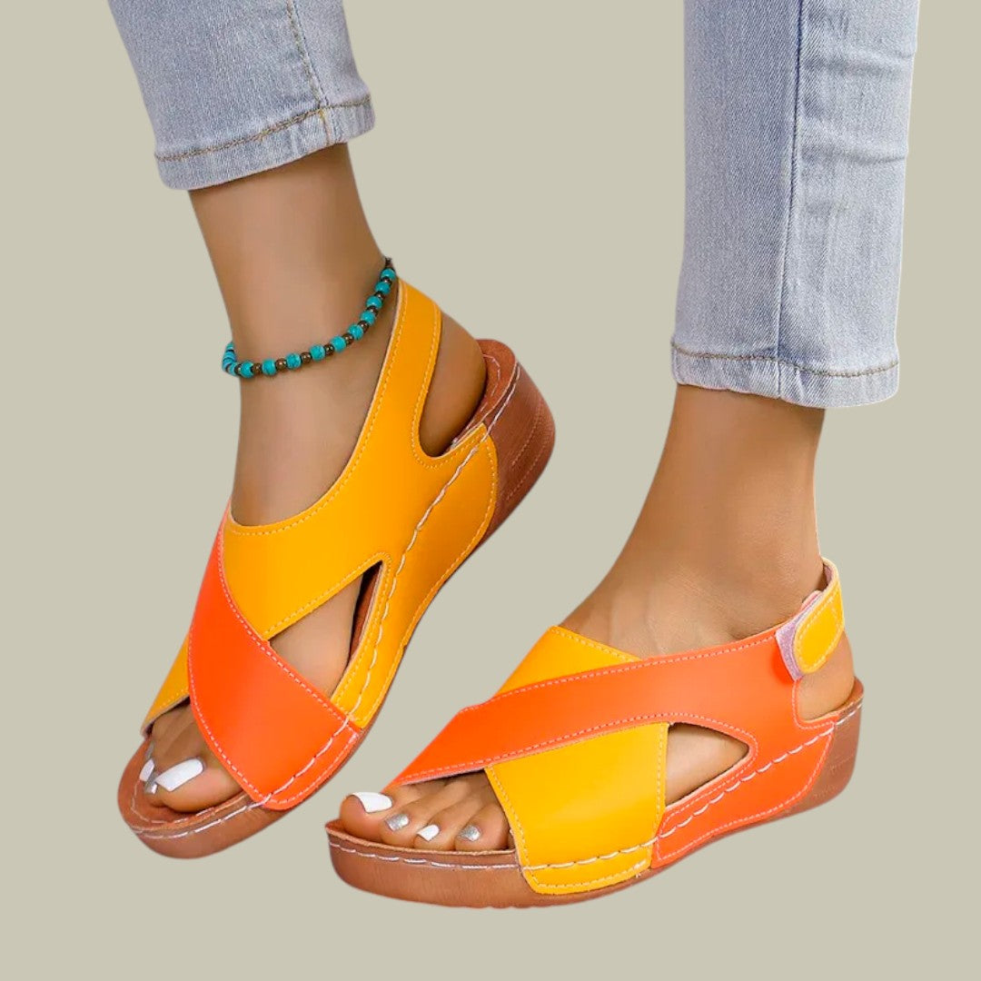 Heidi-Mode | Frauen Stilvolle Orthopädische Sandalen
