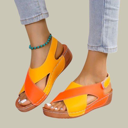 Heidi-Mode | Frauen Stilvolle Orthopädische Sandalen