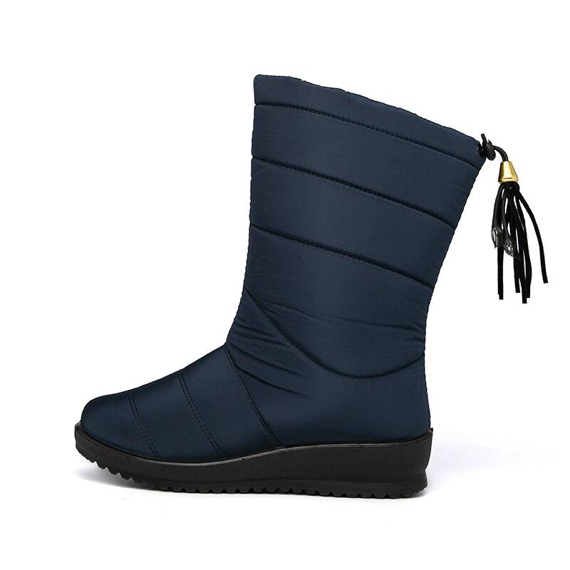 Heidi-Mode | Damen Wasserdichte Winter Warme Baumwollstiefel