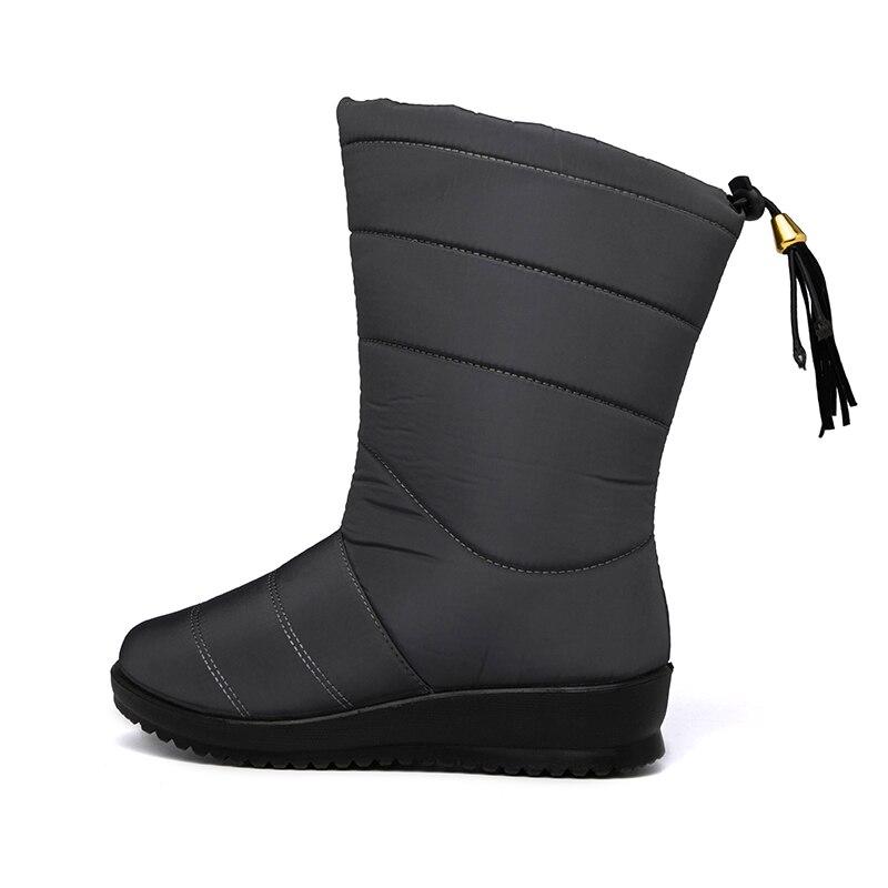 Heidi-Mode | Damen Wasserdichte Winter Warme Baumwollstiefel