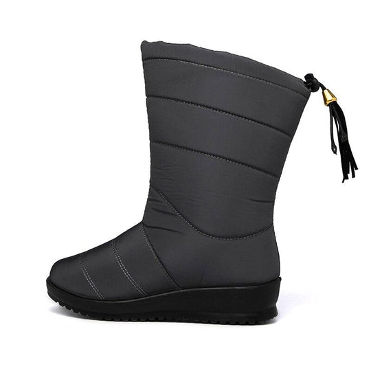 Heidi-Mode | Damen Wasserdichte Winter Warme Baumwollstiefel