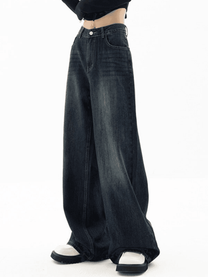Heidi-Mode | Weinlese Blaue 90er Boyfriend Jeans