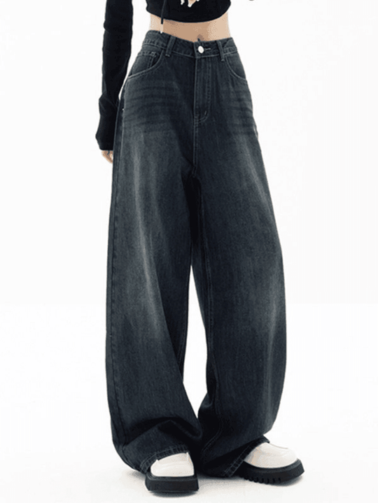 Heidi-Mode | Weinlese Blaue 90er Boyfriend Jeans