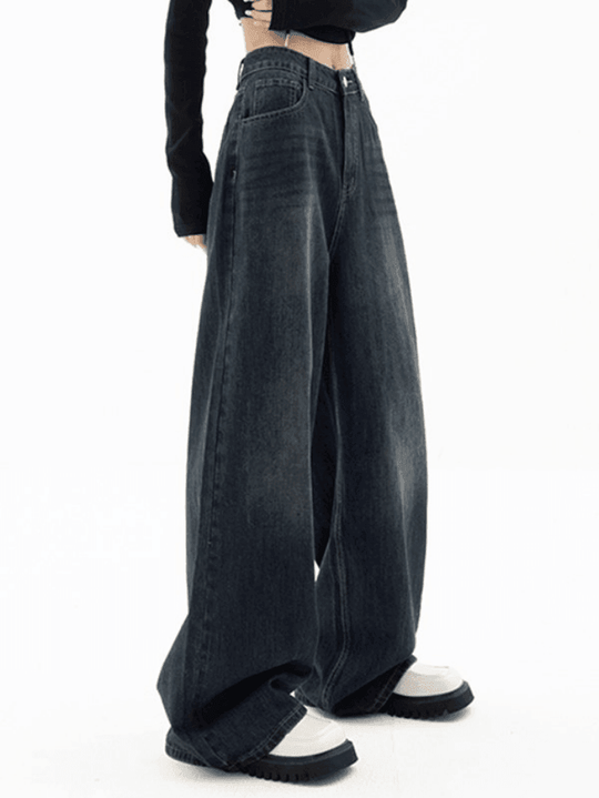 Heidi-Mode | Weinlese Blaue 90er Boyfriend Jeans